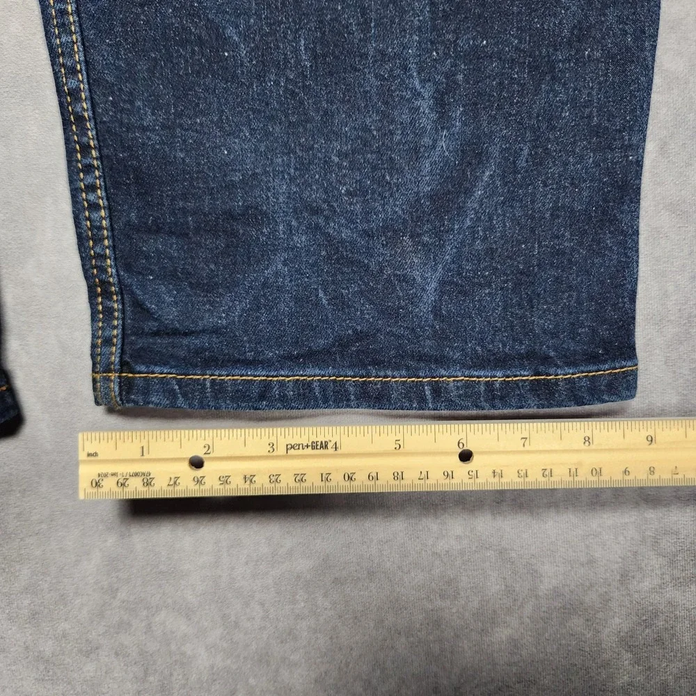 Levis 550 Mens Relaxed Fit‎ Dark Wash Tapered Leg Blue Jeans 42 to 44x32 Pants